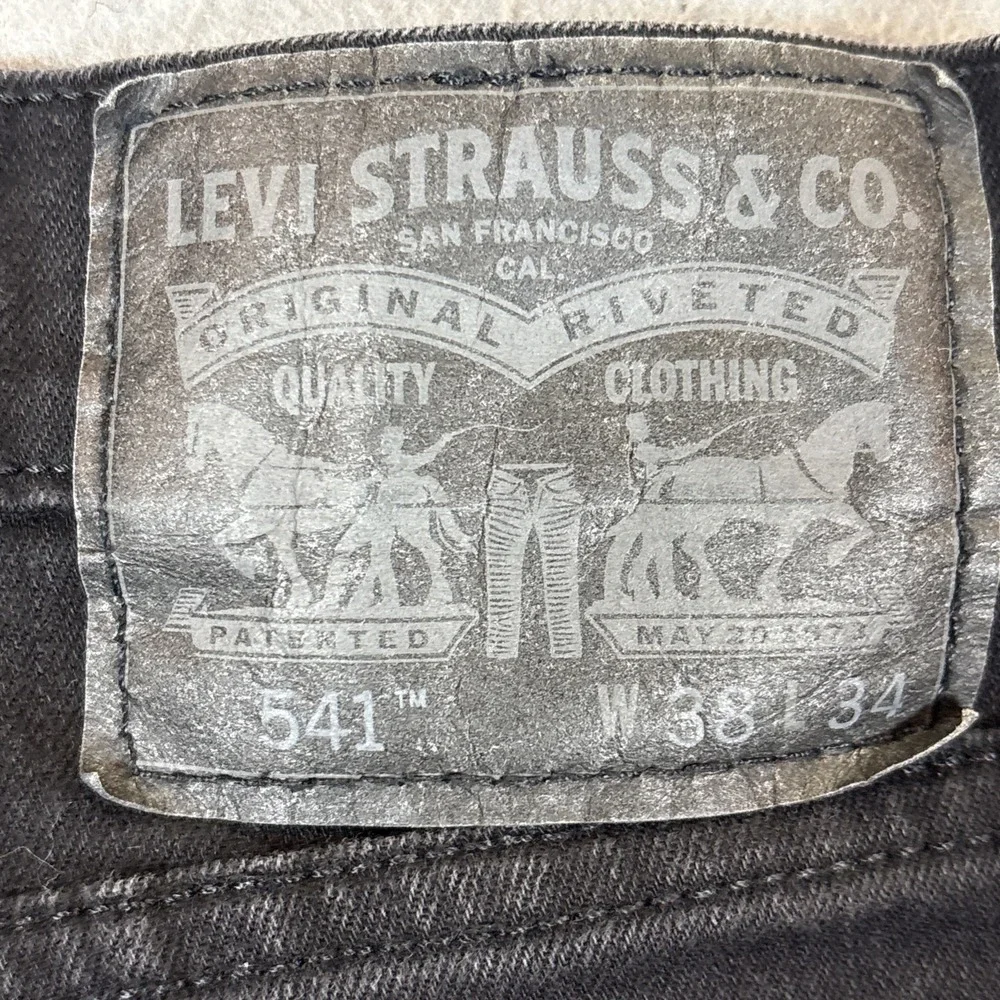 Levi's 541 Athletic Taper Men's Jeans Size 38x34 Black